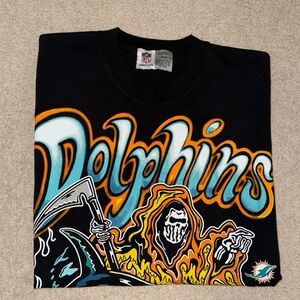 Miami Dolphins x Warren Lotas Large Tshirt Brand New